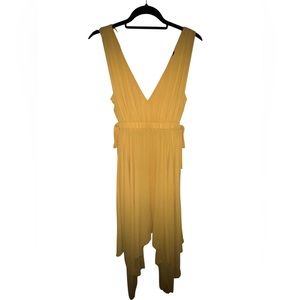 Yellow midi Dress